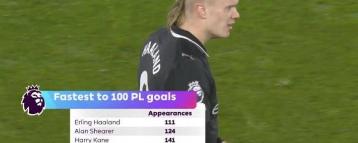 世界杯规则-英超最快百球纪录！哈兰德为英超立新标